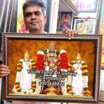 God Sri Tirupati venkateswara with Padmavati & Lakshmi Devi