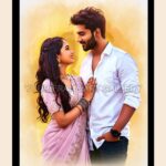 Custom Wedding Couple Portrait