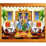 Premium Grahalakshmi God Photo Frame for Home Entrance Vastu
