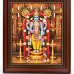 Guruvayoor Appan photo frame with premium fiber frame