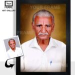 Personalized Memorial Photo Frame for Death Anniversary