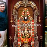 Perumal Balaji Photo Frame (6x4 feet ) | Lord Venkateswara Art