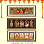 customized 5 god photo frame