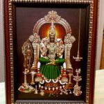 Kanchi Kamatchi Photo Frame – Divine Amman Wall Hanging