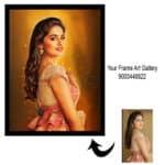 Framed Digital Art Photo – Personalized Romantic Gift for her